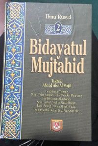 Image of Bidayatul Mujtahid (2) / Ibnu Rusyid 2011