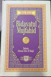 Image of Bidayatul Mujtahid / Ibnu Rusyd Jilid 1 2006