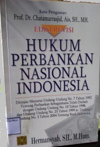 Image of Hukum Perbankan Nasional Indonesia