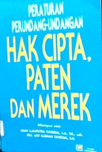 Image of Peraturan Perundang-Undangan Hak Cipta, Paten, dan Merek